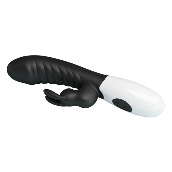 Вібратор - Pretty Love Naughty Bunny Vibrator Black Sex Aura | Зображення 6