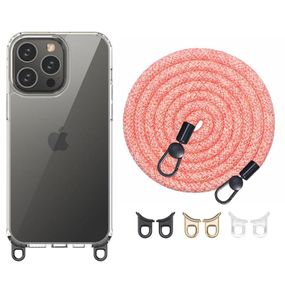 Чехол TPU Transparent with Straps для Apple iPhone 14 Pro (6.1")