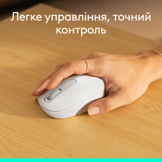 Мишка Logitech M196 Bluetooth Off-White (910-007460) | Зображення 4