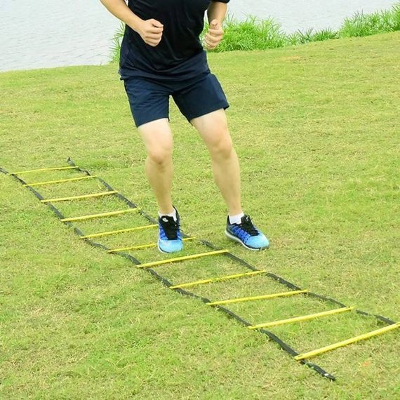 Координаційні сходи для тренування швидкості Power System PS-4087 Agility Speed Ladder Black/Yellow | Зображення 6