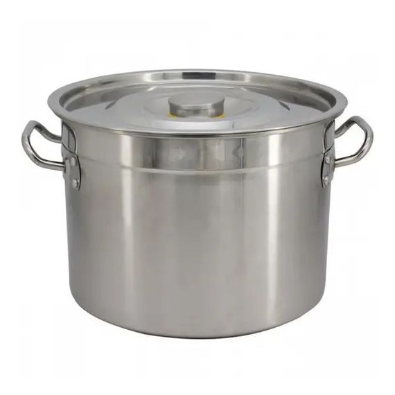 Каструля з кришкою Bohmann BH-4645-68 68 л 45 см срібляста