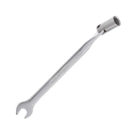 Ключ ріжково-накидний шарнірний 9 мм, Cr-V INTERTOOL XT-1409