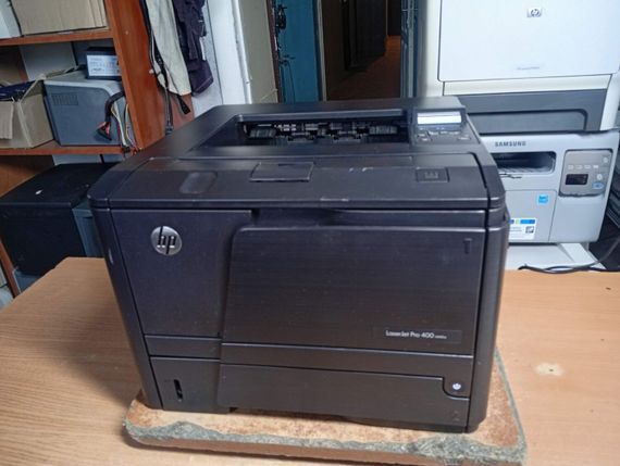 Принтер HP LaserJet Pro 400 M401a / лазерная монохромная печать / 1200x1200 dpi / 33 стр/мин / A4 / USB 2.0 б/у | Зображення 1