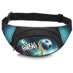 Сумка-бананка детская с принтом Футбол поясная сумка для мальчика (4666)