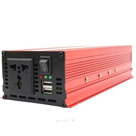 Перетворювач напруги 12 220 V USB+розетка, від прикурювача XPRO (234564668_2621) | Зображення 6