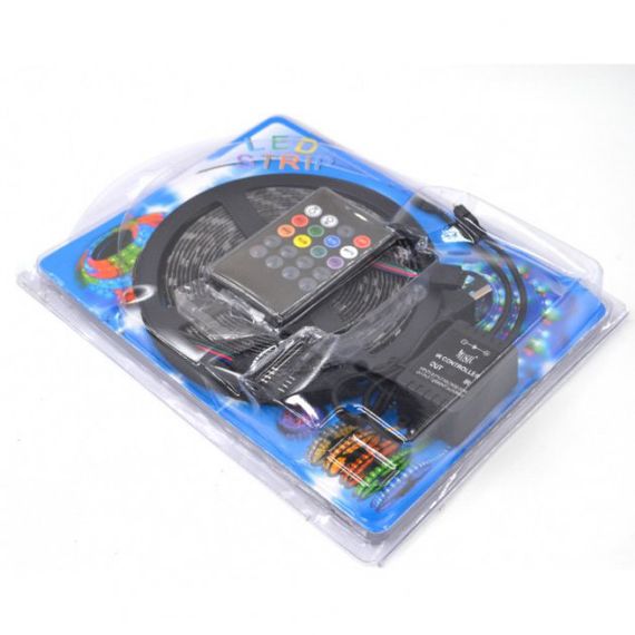Лента светодиодная 5050 2м | Rgb лента 5050 | Лед подсветка для кухни | Led 5050 RN-774 rgb комплект | Зображення 3