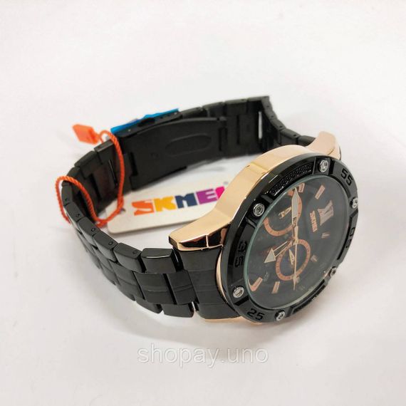 Качественные мужские часы SKMEI 9235RG, Стильные статусные мужские наручные часы стрелочные AM-97 | Зображення 8