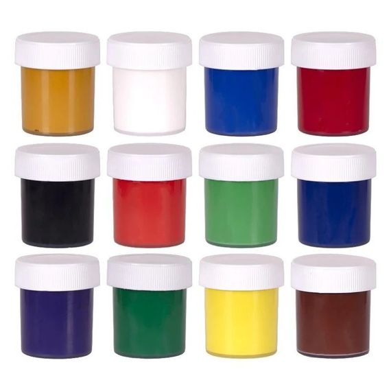 Детские гуашевые краски "Творчество" 400205, 12 цветов | Зображення 1