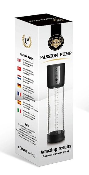 Вакуумна помпа CANWIN Passion Pump P058AU, автоматична, для посилення ерекції Sex Aura | Зображення 7