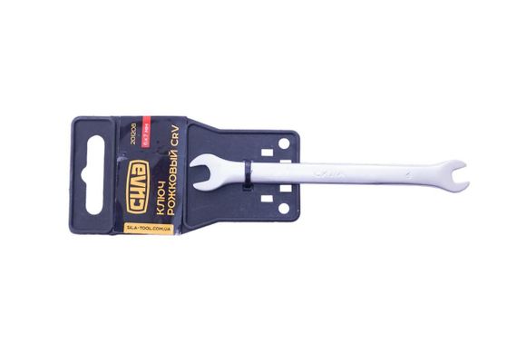 Ключ рожковый CrV 6x7мм СИЛА | Зображення 1