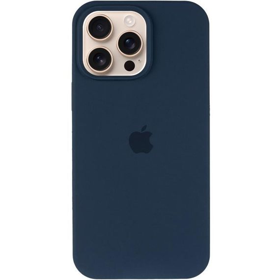 Чехол Silicone Case Full Protective (AA) для Apple iPhone 14 Pro (6.1") Синий / Deep navy | Зображення 1