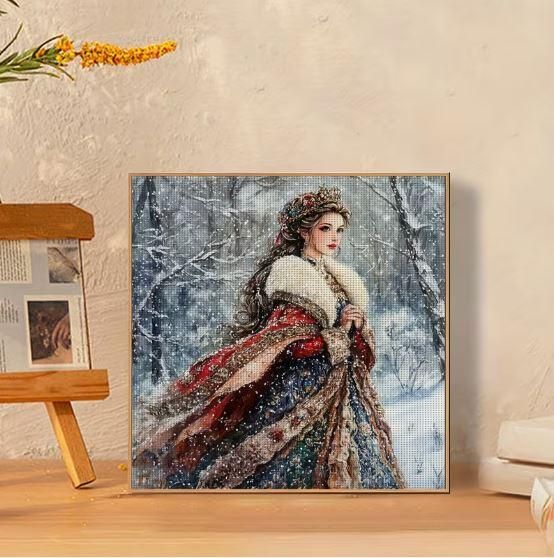Набор для вышивки крестом JOZYSH " Королевская прогулка" 14CT, 40x40 см, канва Аида с нанесенным рисунком | Зображення 5