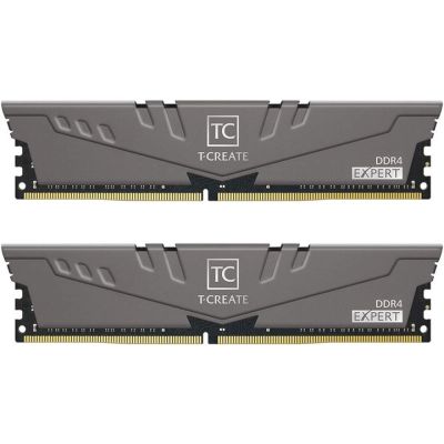 Модуль памяти для компьютера DDR4 16GB (2x8GB) 3200 MHz T-Create Expert Gray Team (TTCED416G3200HC16FDC01)