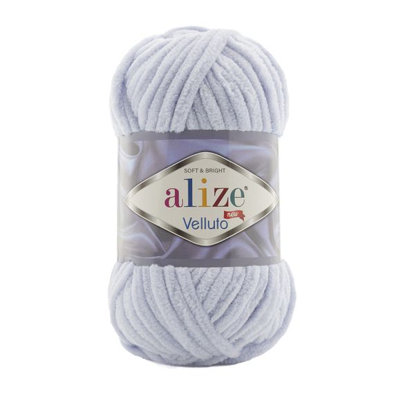 Пряжа Alize VELLUTO 416 плюшевая