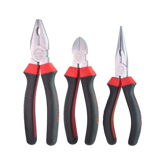 Набір шарнірно-губцевих інструментів, комплект 1, 3 шт., RED STRIPE