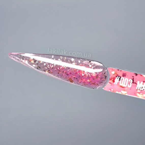 База для ногтей Victoria Avdeeva Magic Base 03 (лавандовый с золотой поталью) 12 мл HEMA & TPO FREE