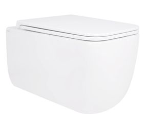 Унітаз підвісний Qtap Gemini Ultra Quiet, з сидінням Slim Duroplast/ Soft-close/ Quick Release QT2533076EUQW