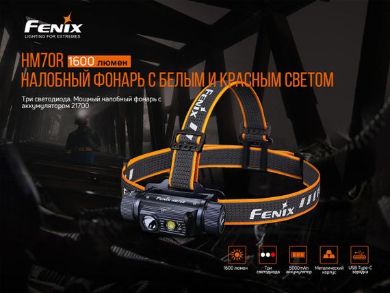 Ліхтар налобний Fenix HM70R | Зображення 5