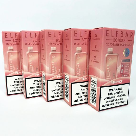 Elf Bar BC10000 смак Персик (Peach Ice) (ws25661-9) | Зображення 1