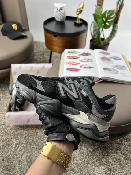 Кроссовки New  top 9060 Black Grey (топ качество) | Зображення 5