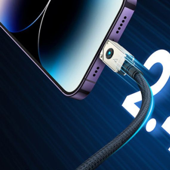 Дата кабель Baseus Unbreakable Series Fast Charging USB to Lightning 2.4A 1m (P10355802111-0) | Зображення 2