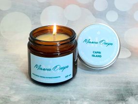 Массажная свеча "Остров Капри" 60 мл. Масло для массажа, масло для тела