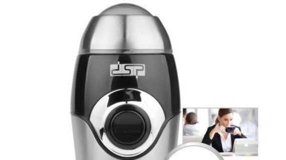 Кофемолка роторная с импульсным режимом и защитой от бесконтрольного включения DSP KA-3002 серебристо-черная 200 Вт (КА 3002_466) | Зображення 2