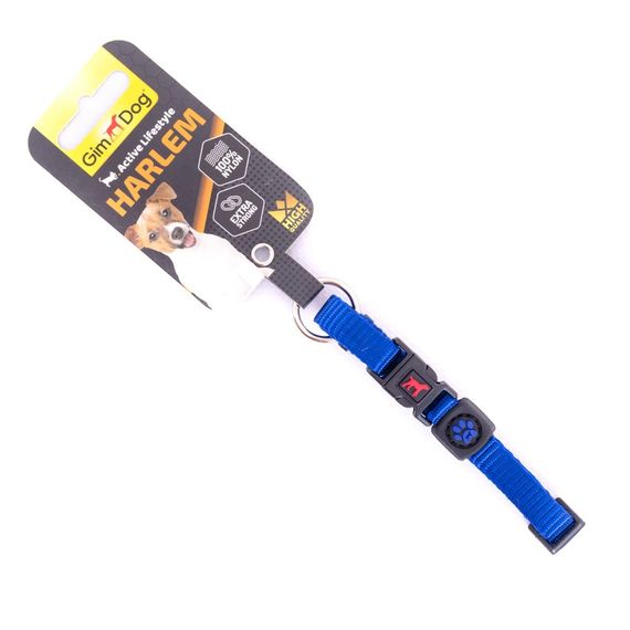 Нашийник GimDog для собак Harlem блакитний неопрен 20-30 см/10 мм