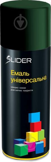 Емаль аерозольна Lider RAL 6005 400 мл темно-зелена