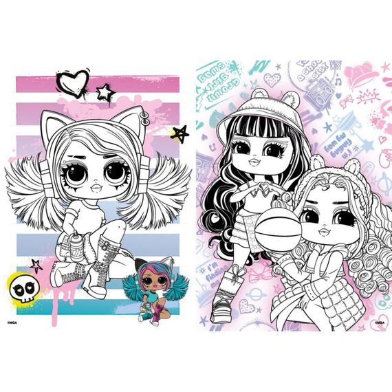 Детская книга-раскраска "Skate Dance Tweens" LCB13 со стикерами | Зображення 1