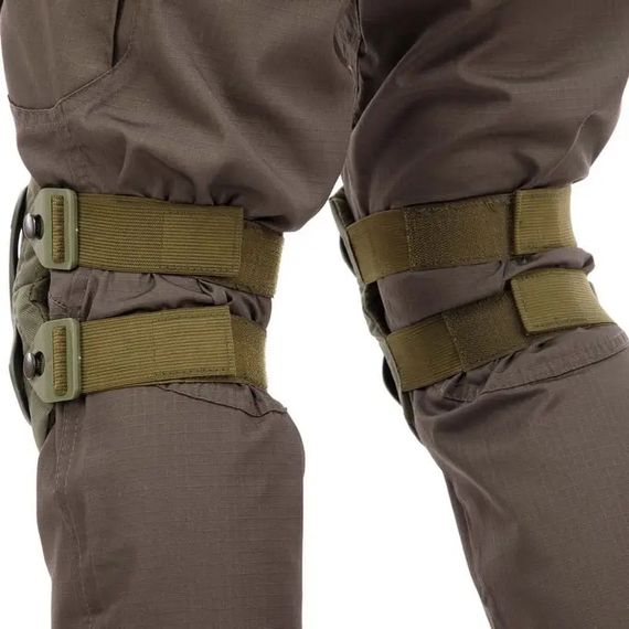 Тактичні наколінники та налокітники T-Pads захисні анатомічної форми олива | Зображення 5