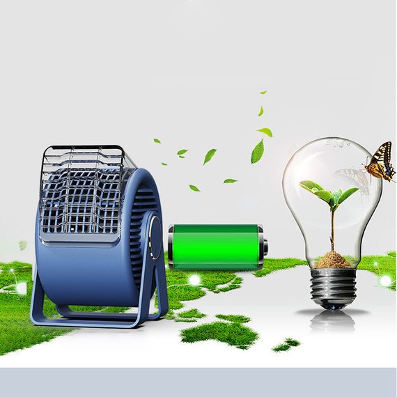 Настільний вентилятор F7-B Snail 2200mAh Blue | Зображення 5