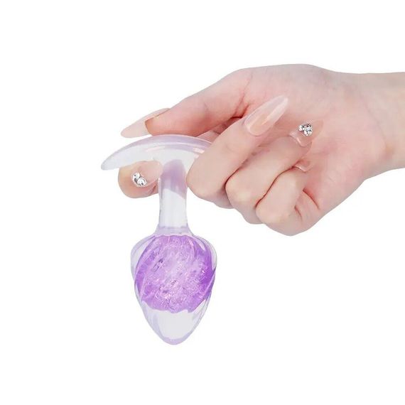 Анальна пробка Liebe Seele Icecream-shaped Crystal Anal Plug - Purple Small Sex Aura | Зображення 2