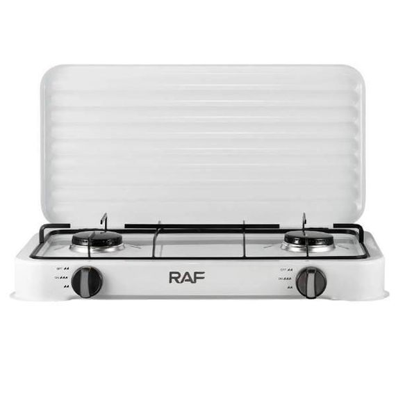 Плита газова настільна на 2 конфорки RAF 8033 Біла