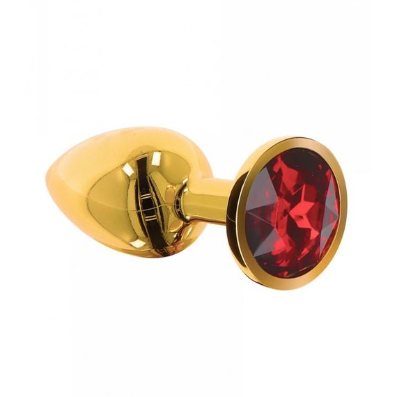 Анальна пробка S із кристалом Taboom, золота | Зображення 1