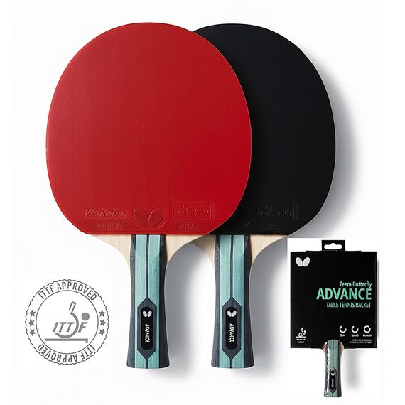 Набір для настільного тенісу Team Butterfly Advance FL x2, 2 ракетки, тенісний набір