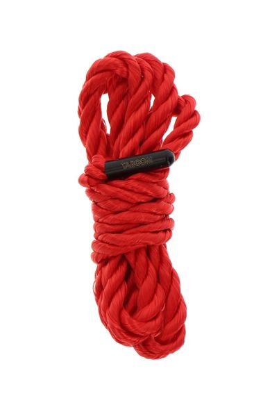 Мотузка Bondage Rope 1.5 meter 7 mm Червона TABOOM Sex Aura | Зображення 1