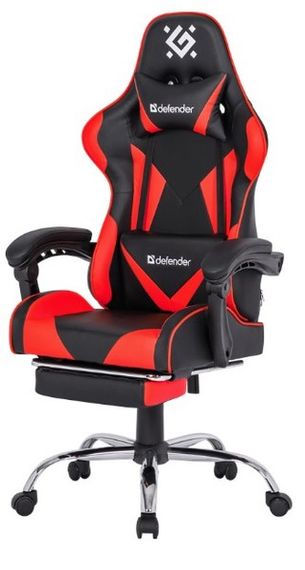Крісло Defender Pilot Black/Red (64354) | Зображення 3