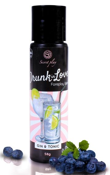 Бальзам для орального сексу Secret Play - Drunk in Love Gin&Tonic Balm, 60 ml Sex Aura
