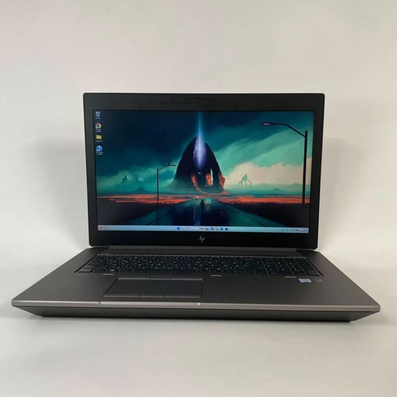 Мобільна робоча станція Б-клас HP zBook 17 G5 / 17.3" (1920x1080) IPS / Intel Core i7-8850H (6 (12) ядра по 2.6 - 4.3 GHz) / 32 GB DDR4 / 1000 GB SSD / nVidia Quadro P5200, 16 GB GDDR5, 256-bit / WebCam / Fingerprint б/в + Подарунок Миша / USB | Зображення 1