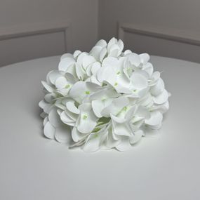 Гортензия латексная искусственная h=70см. d=17 cm 1шт. Цвет: белый WA-88