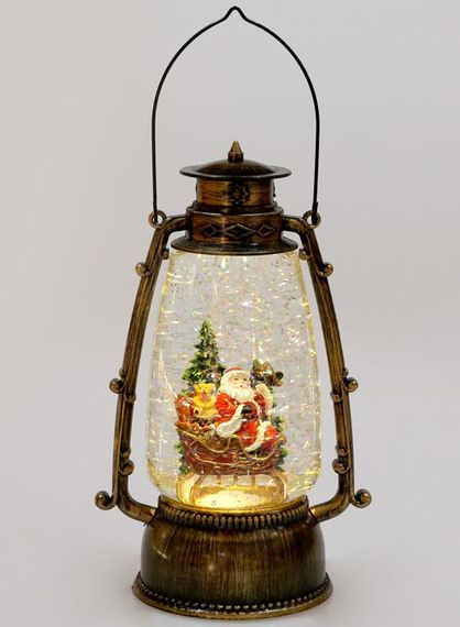 Світильник LED новорічний Ліхтар XPRO H-8004 з динамічним підсвічуванням, 25 см, живлення USB або батарейки (47457-XHF-8004_642) | Зображення 3