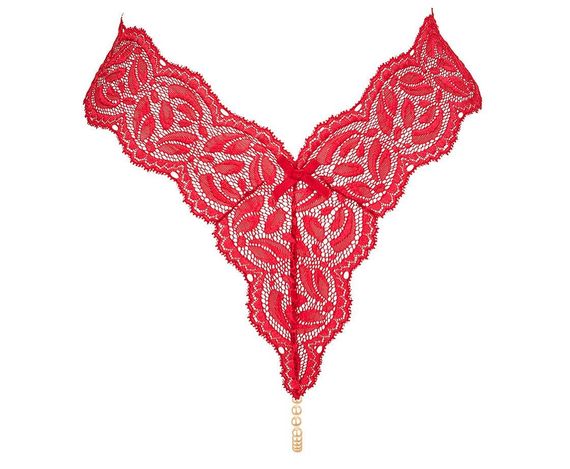 Мереживні стрінги Bracli Picos Paris Червоні M