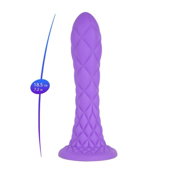 Фаллоимитатор SilexD Fantasy Liquid Silicone Dreamy 7in Purple Sex Aura | Зображення 4