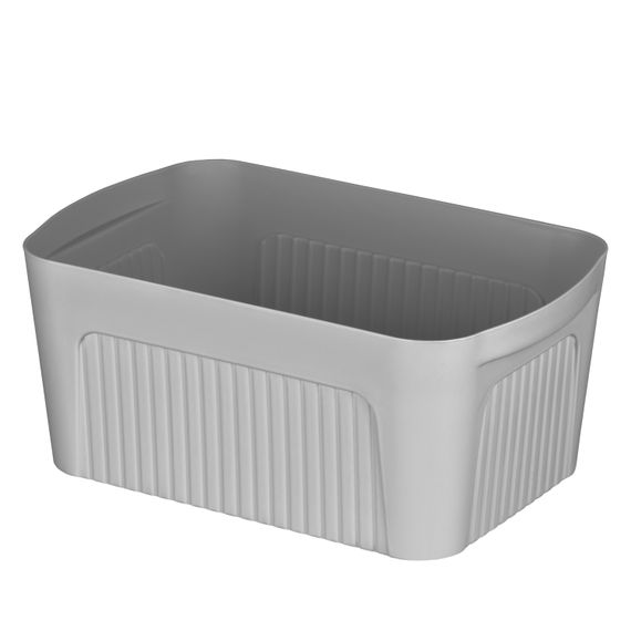 Ящик з кришкою для зберігання ARDESTO 32х21.5х14см, 6л, пластик PP, сірий (ARHC2506G) | Зображення 3