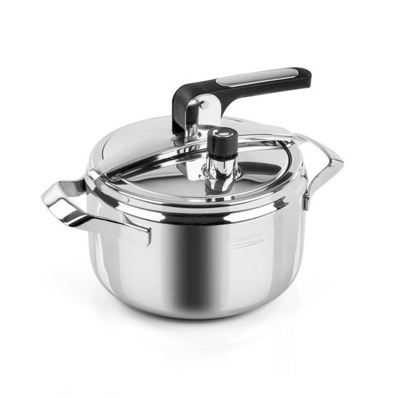 Кастрюля-скороварка Barazzoni My Pot 5400450070 7 л 22 см серебристая