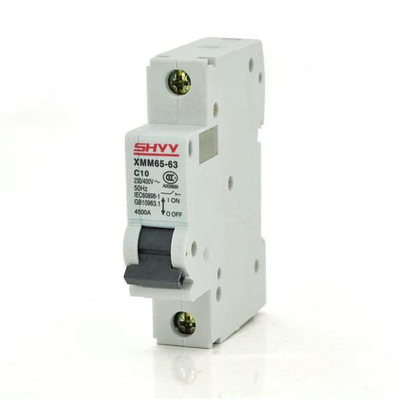 Автоматичний вимикач SHYY C65 1PC10, 230/400V