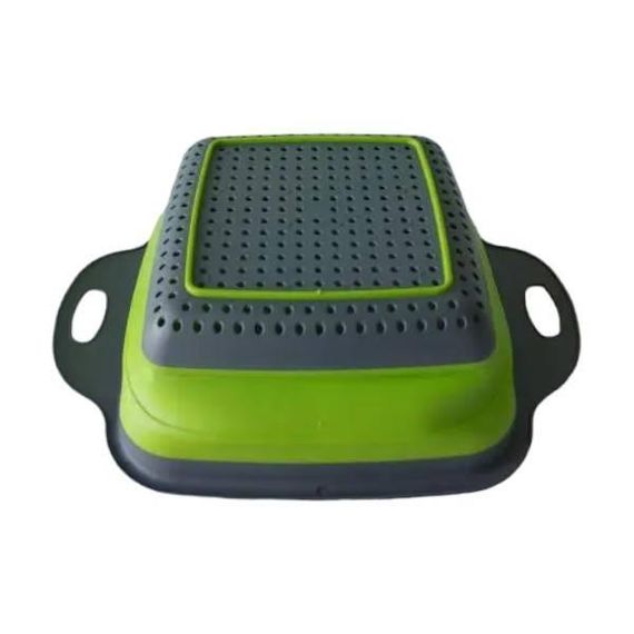 Друшляк Benson BN-093 (квадрат, 29см) Зелений