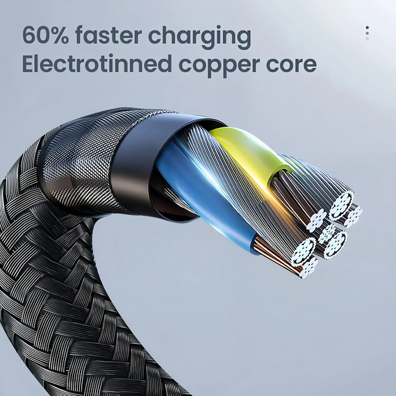 Кабель-брелок 3 в 1 USB для швидкого заряджання 5 A Type-C Lightning Micro USB | Зображення 4