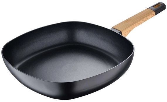 Сковорода-гриль Bergner Earth black BG-34625-BK 28х28 см черная